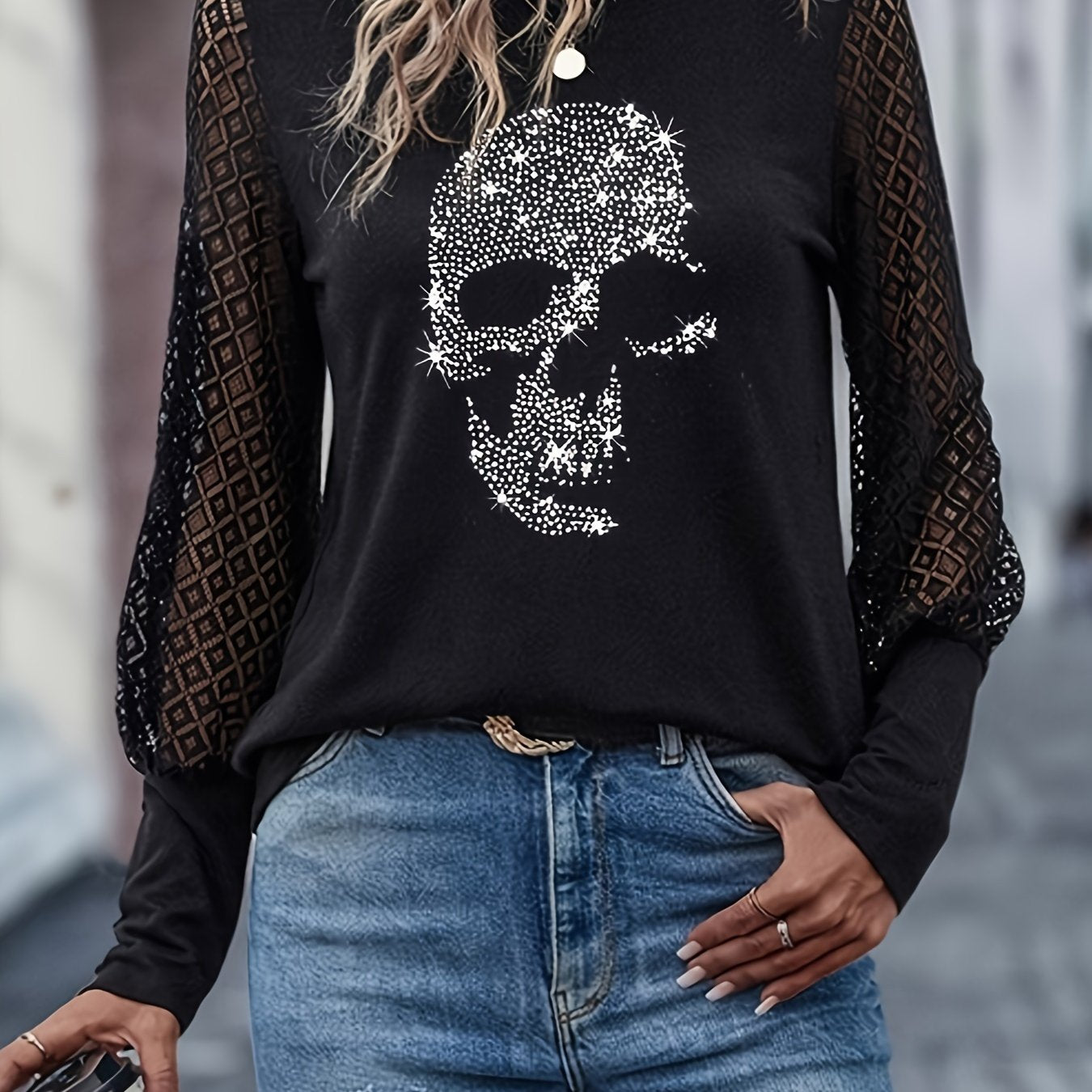 Blusa Aurellé Brilho Retrato