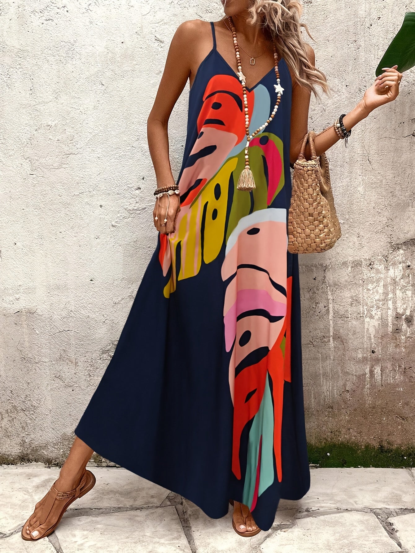 Vestido Spaghetti Prints - Leveza e Elegância para o Verão
