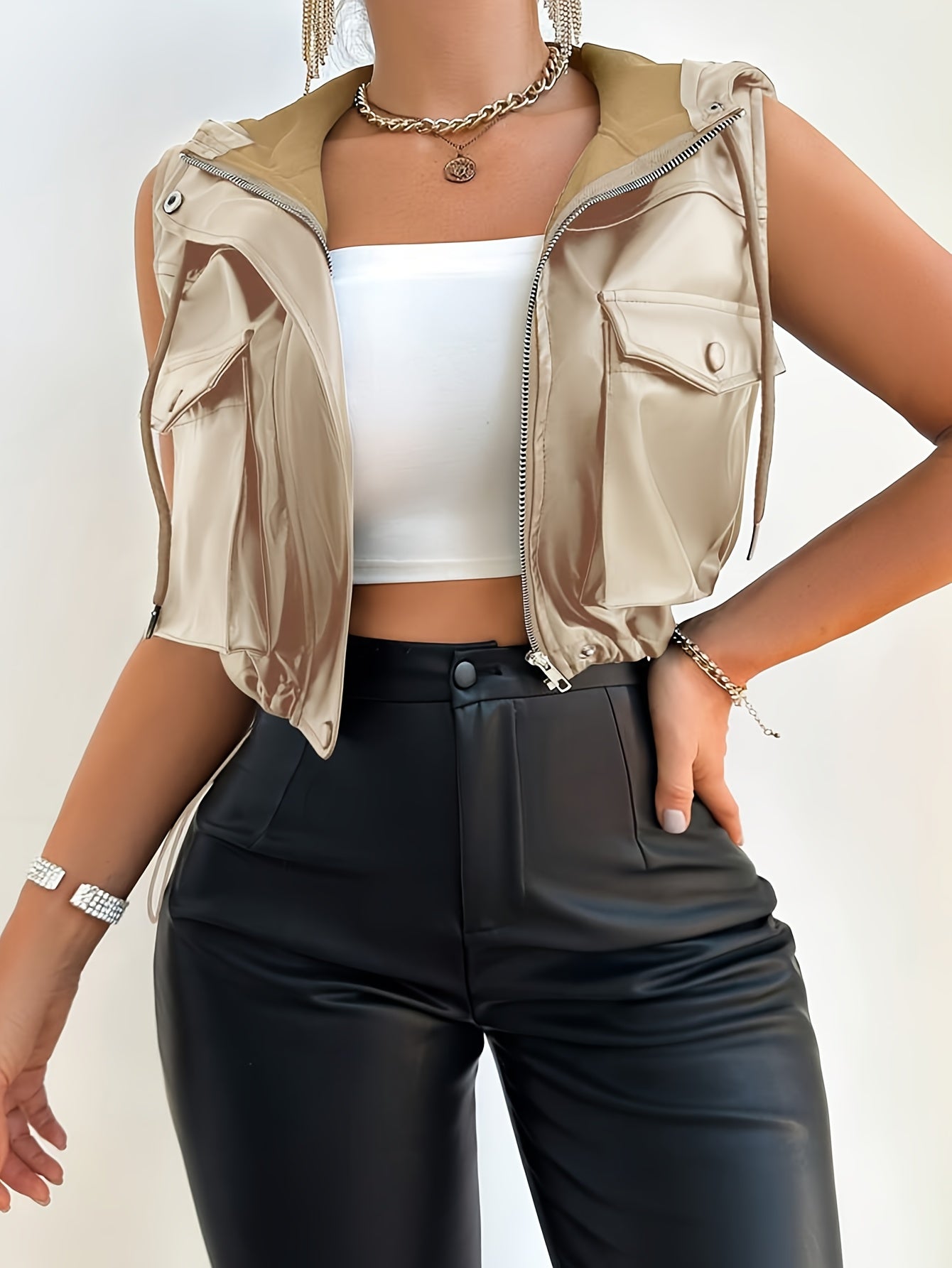 Colete Zip NyraCore Estilo Urban