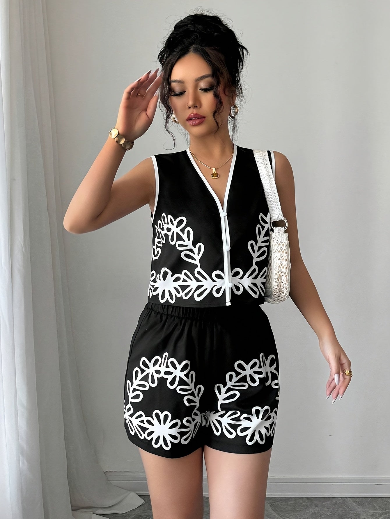 Conjunto Color Block Amara – Elegância Atempora
