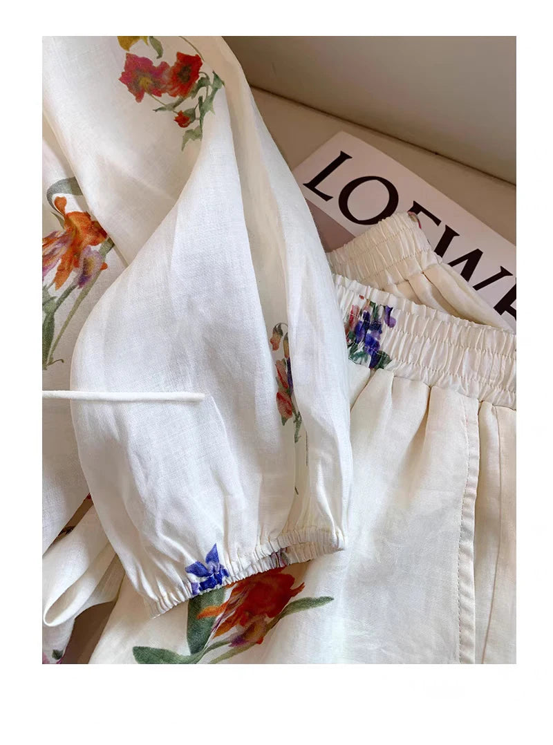 Conjunto Summer Bloom – Blusa & Short Floral