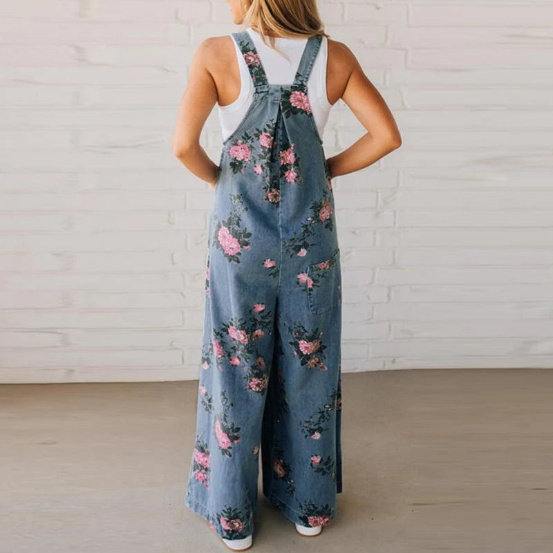 Macacão Estampado Summer Vibes – Cintura Alta & Perna Longa