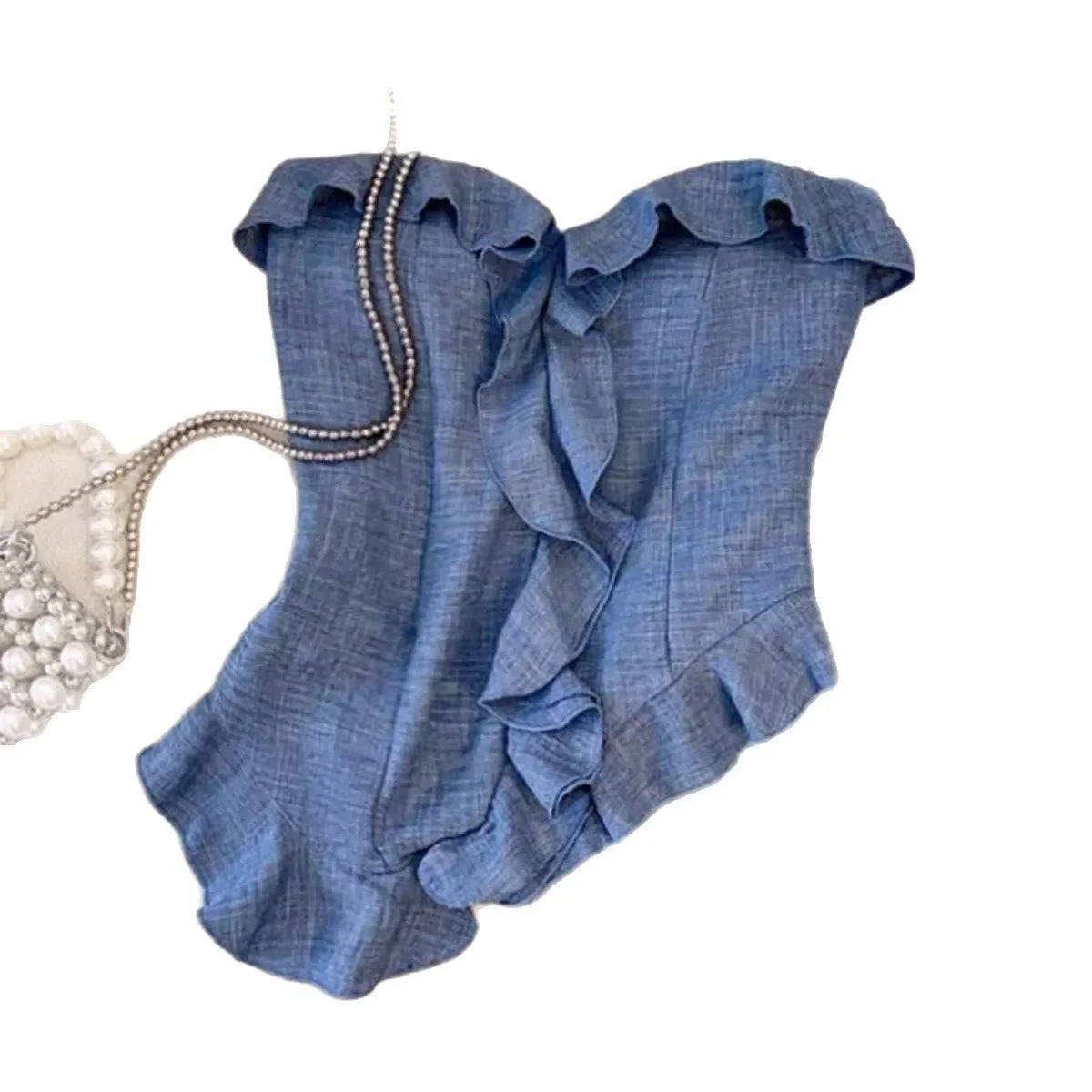 Top Elegance Ruffle – Charme e Feminilidade em Cada Loo