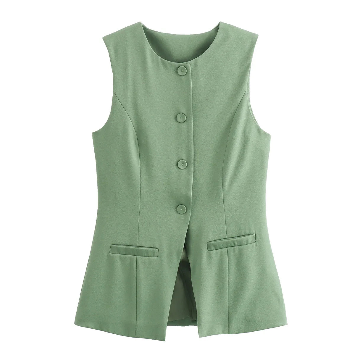 🖤 Luna Street Vest – Colete Feminino Elegante & Versátil ✨