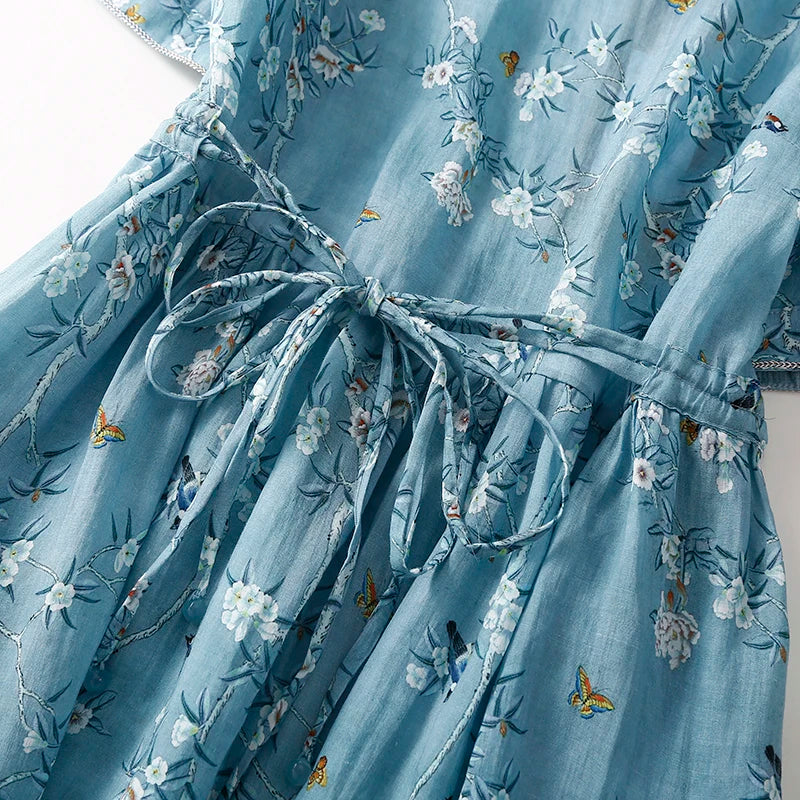 Vestido Vintage Bloom – Floral & Casual