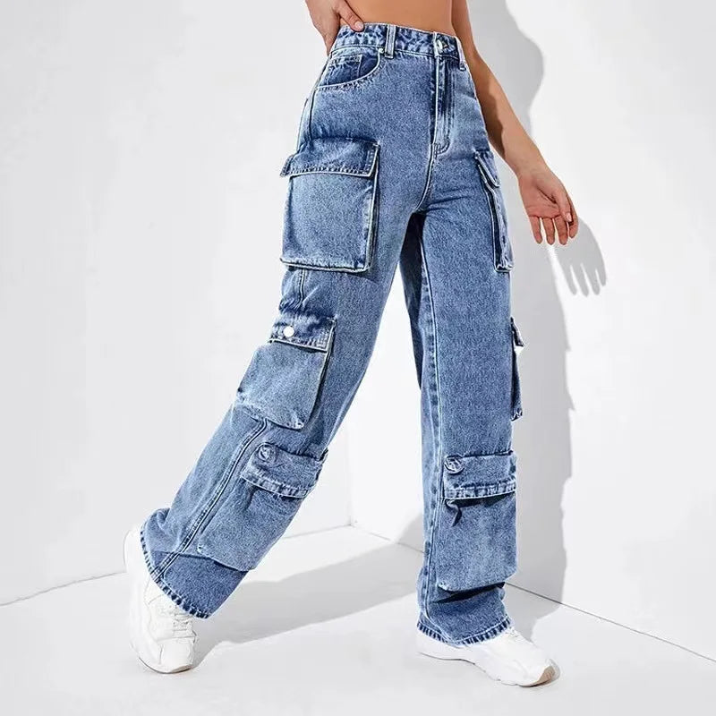 Calça Cargo Denim Sahara