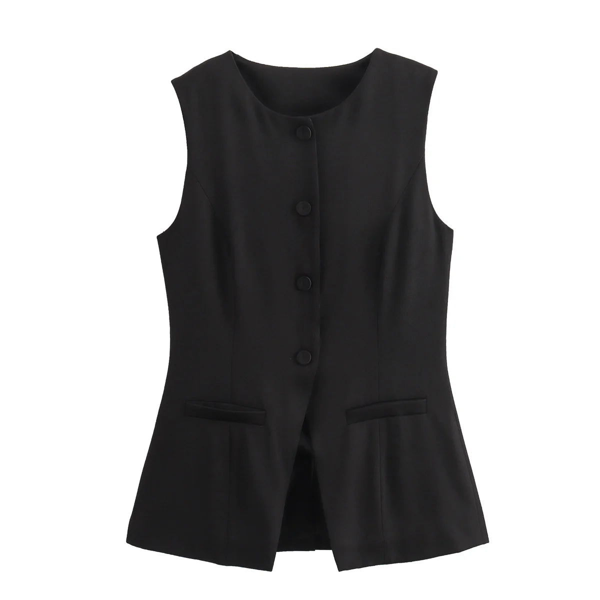 🖤 Luna Street Vest – Colete Feminino Elegante & Versátil ✨