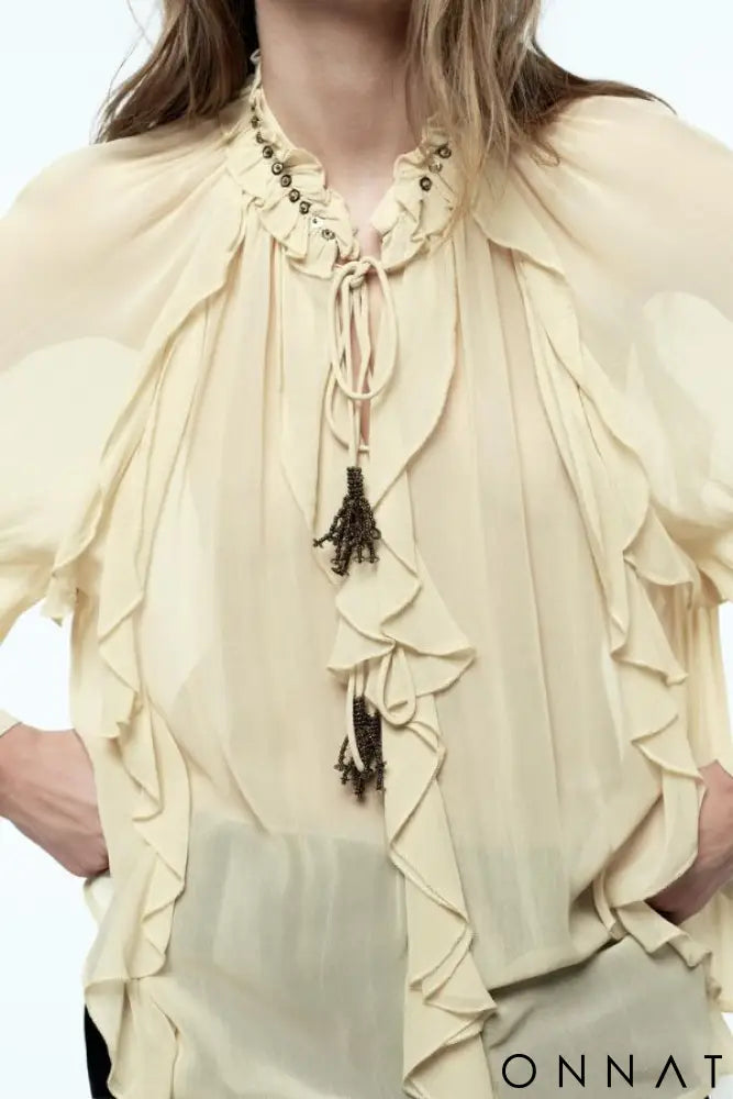 Blusa Boho Charme do Deserto Tops