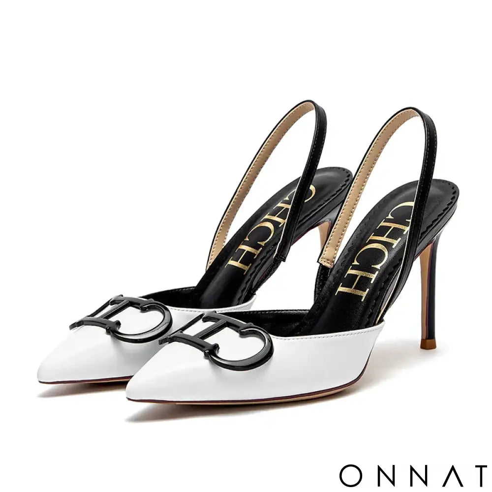 2025 spring and summer new high heels luxury brand ladies shoes sexy girls party sandals WHITE / 37