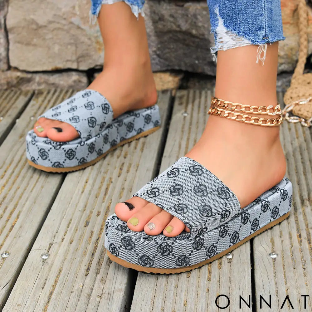 Sandália Plataforma Confort Luxe Sandálias