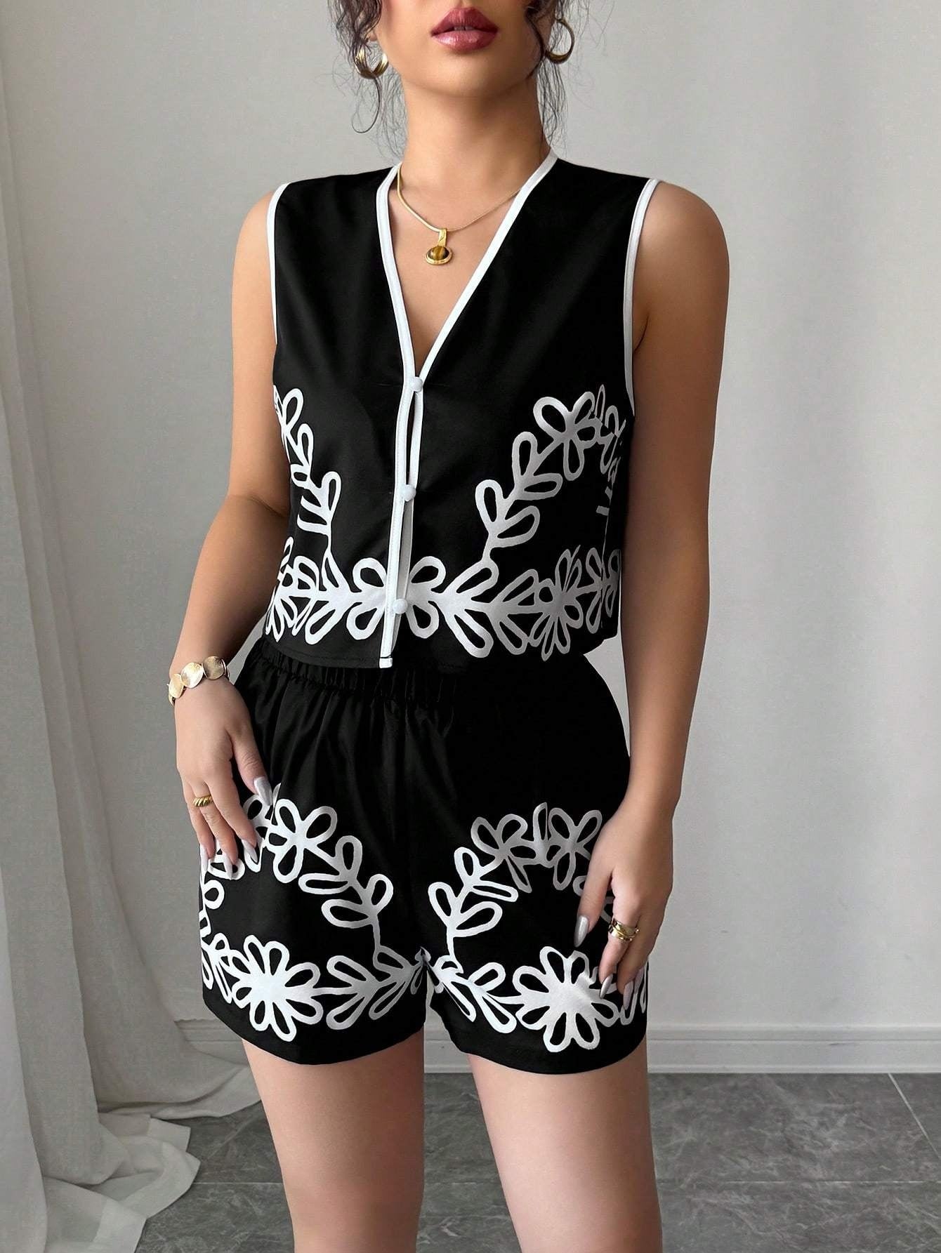 Conjunto Color Block Amara – Elegância Atempora