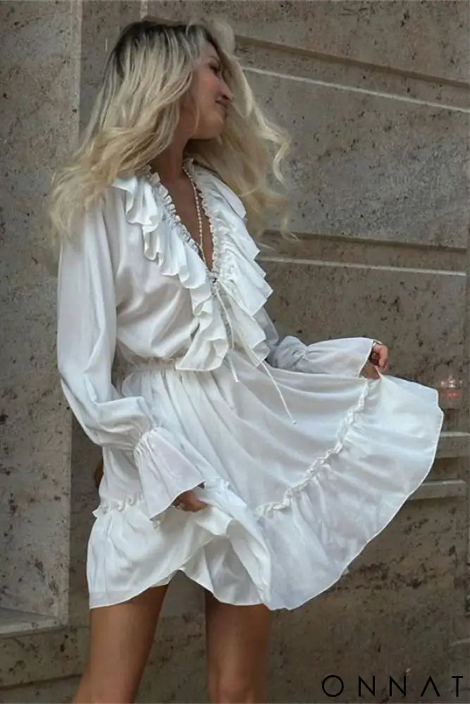 Vestido Boho Manga Longa