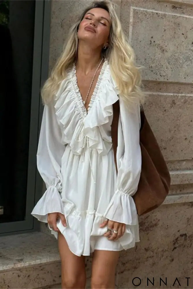 Vestido Boho Manga Longa