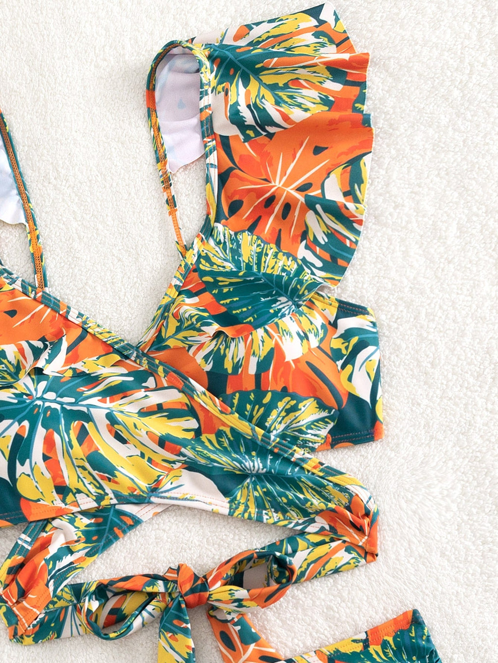 Biquíni Cruzado Valéria com Manga Borboleta