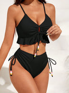 Biquíni Janaína com Babado e Amarração - Estilo e Conforto