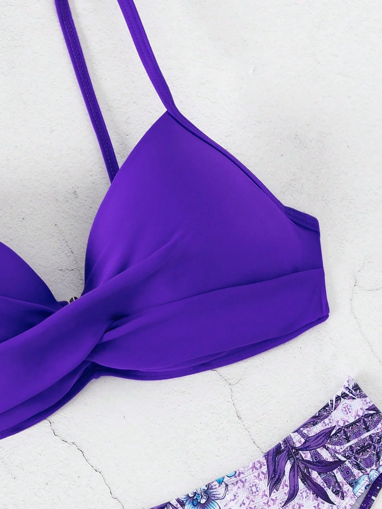 Biquíni Brasileiro Cruzado Safira com Alta Elasticidade e Design Exclusivo