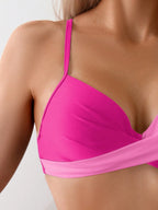 Biquíni Brasileiro Cruzado Valentina Azul - Conforto e Estilo