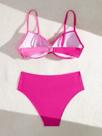 Biquíni Brasileiro Cruzado Valentina Azul - Conforto e Estilo