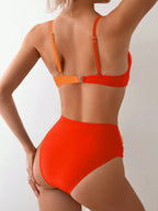 Biquíni Brasileiro Cruzado Valentina Azul - Conforto e Estilo