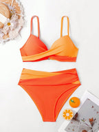 Biquíni Brasileiro Cruzado Valentina Azul - Conforto e Estilo