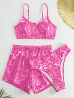 Biquíni Brasileiro 3 Peças Rayssa Estilo Conforto Colorido