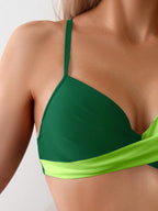 Biquíni Brasileiro Cruzado Valentina Azul - Conforto e Estilo