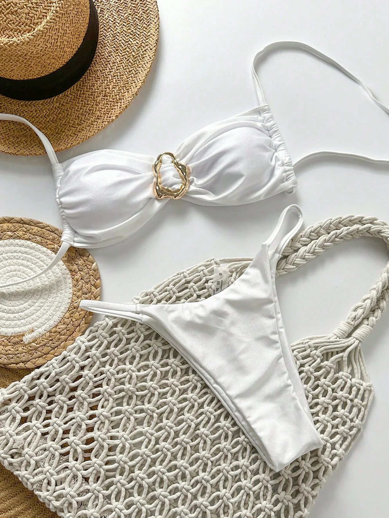 Biquíni Brasileiro Luxo Caroline Com Quimono e Bojo Removível