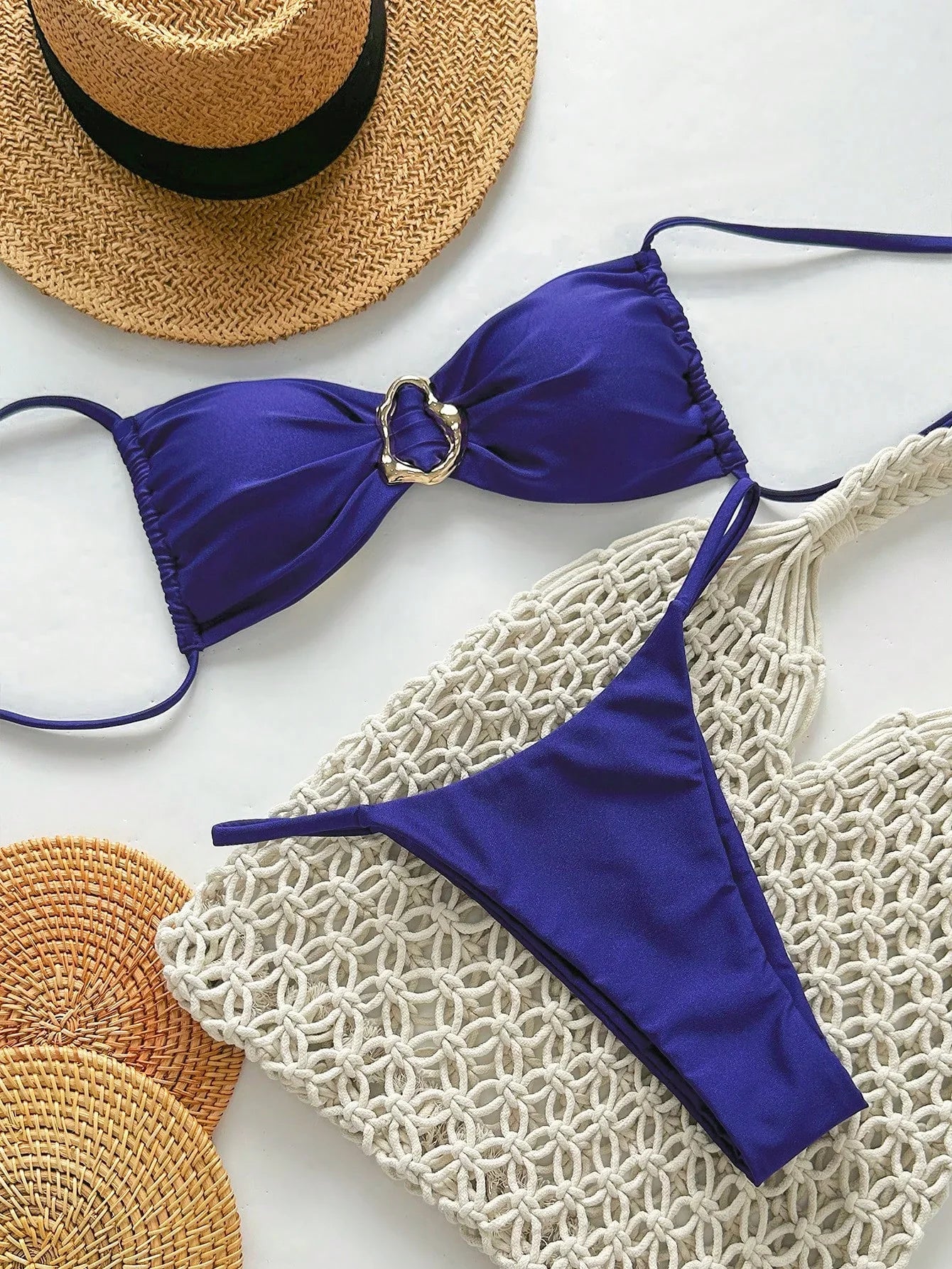 Biquíni Brasileiro Luxo Caroline Com Quimono e Bojo Removível