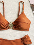 Biquíni Brasileiro Luxo Sarah Conjunto Sutiã e Calcinha Preto