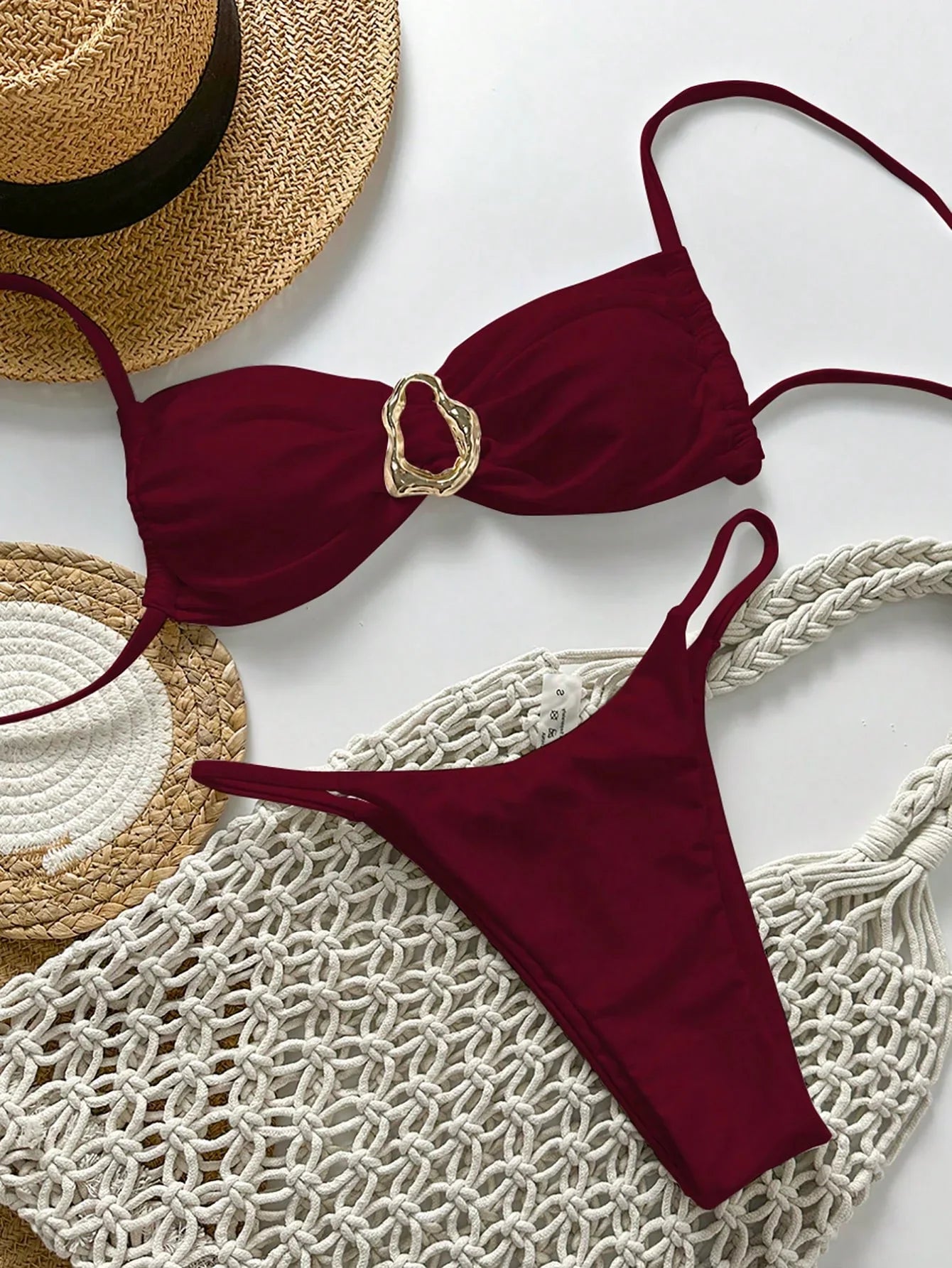 Biquíni Brasileiro Luxo Caroline Com Quimono e Bojo Removível