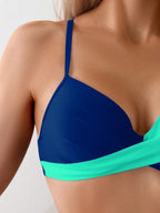 Biquíni Brasileiro Cruzado Valentina Azul - Conforto e Estilo