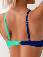 Biquíni Brasileiro Cruzado Valentina Azul - Conforto e Estilo