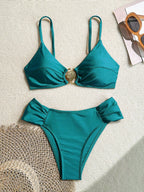 Biquíni Brasileiro Luxo Sarah Conjunto Sutiã e Calcinha Preto