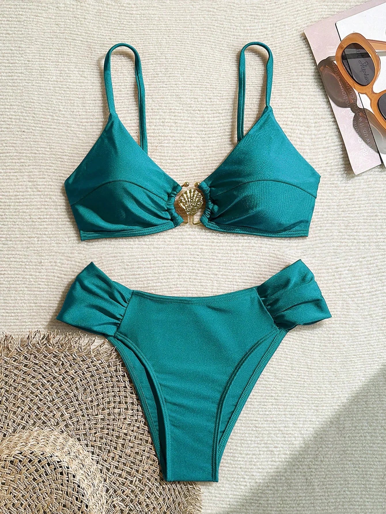 Biquíni Brasileiro Luxo Sarah Conjunto Sutiã e Calcinha Preto