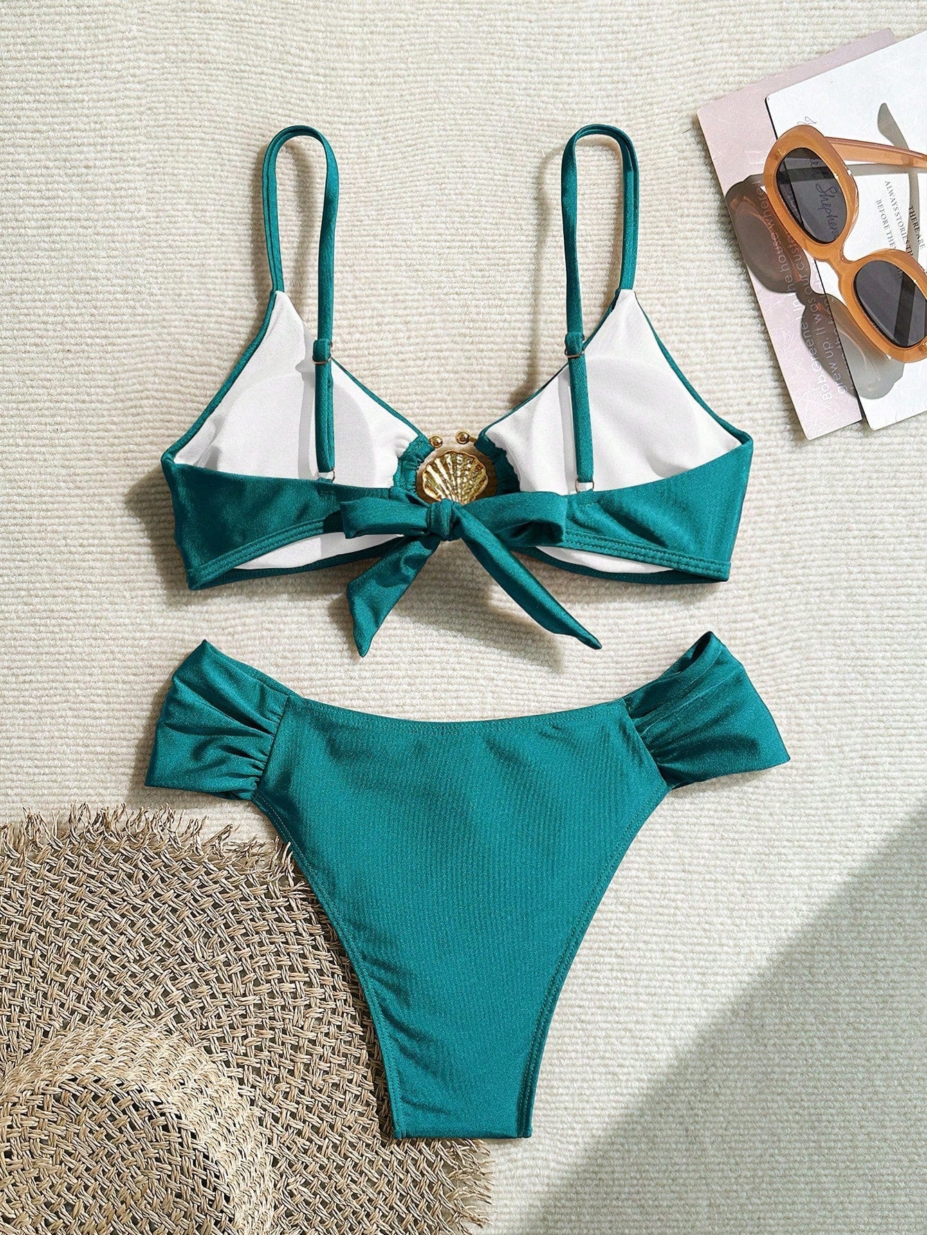 Biquíni Brasileiro Luxo Sarah Conjunto Sutiã e Calcinha Preto