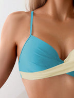 Biquíni Brasileiro Cruzado Valentina Azul - Conforto e Estilo