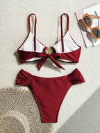 Biquíni Brasileiro Luxo Sarah Conjunto Sutiã e Calcinha Preto