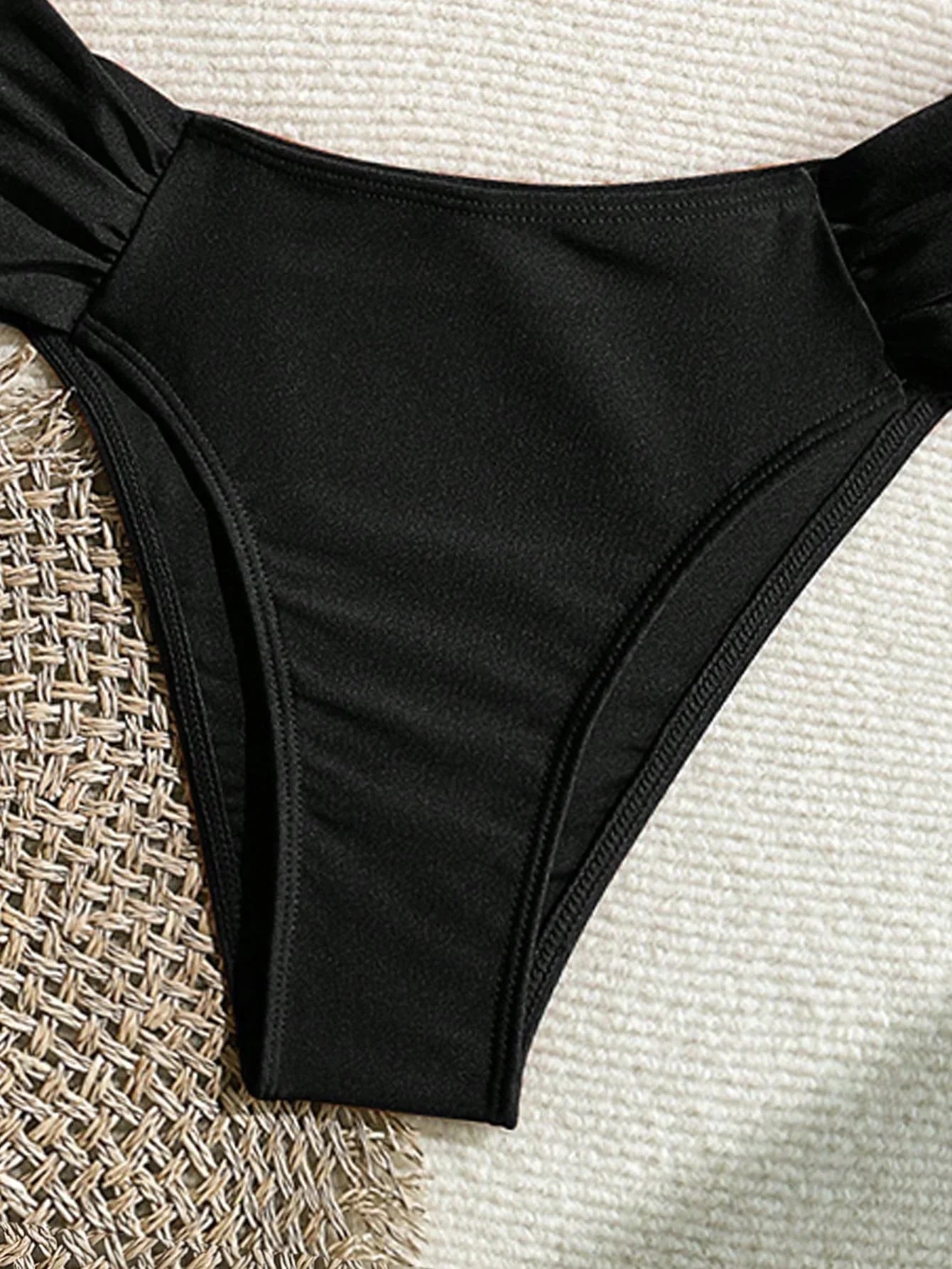 Biquíni Brasileiro Luxo Sarah Conjunto Sutiã e Calcinha Preto