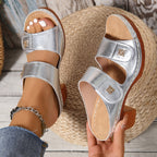 Sandália Plataforma Elegance – Conforto e Estilo com Salto Bloco