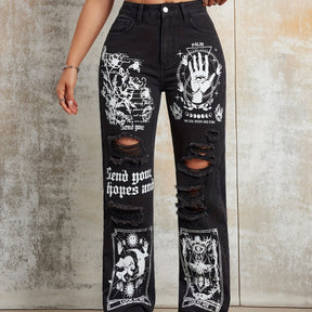Calça Jeans Riptoon™ Arte Cartoon
