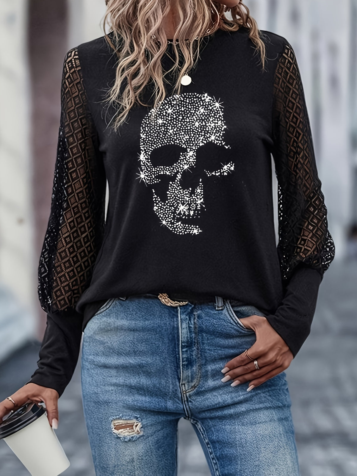 Blusa Aurellé Brilho Retrato