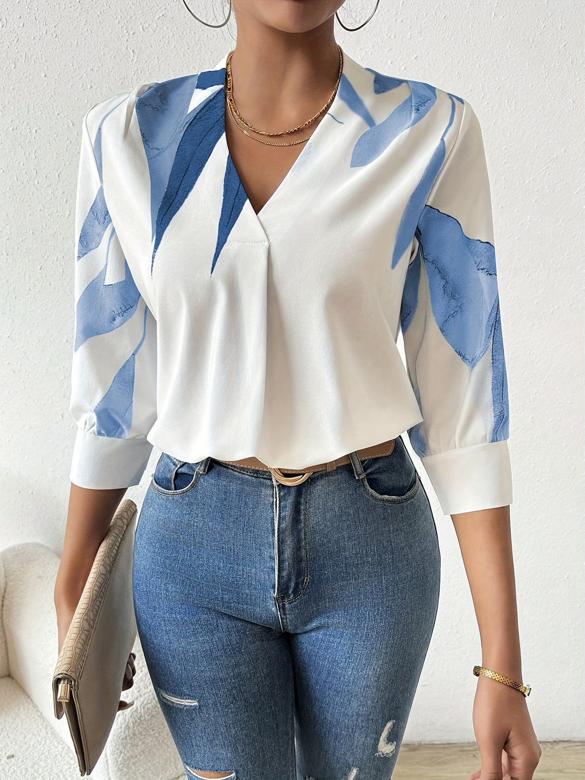 Blusa Geométrica Vibes - Elegância em Cada Detalhe