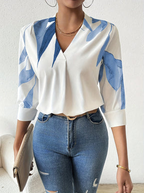 Blusa Geométrica Vibes - Elegância em Cada Detalhe