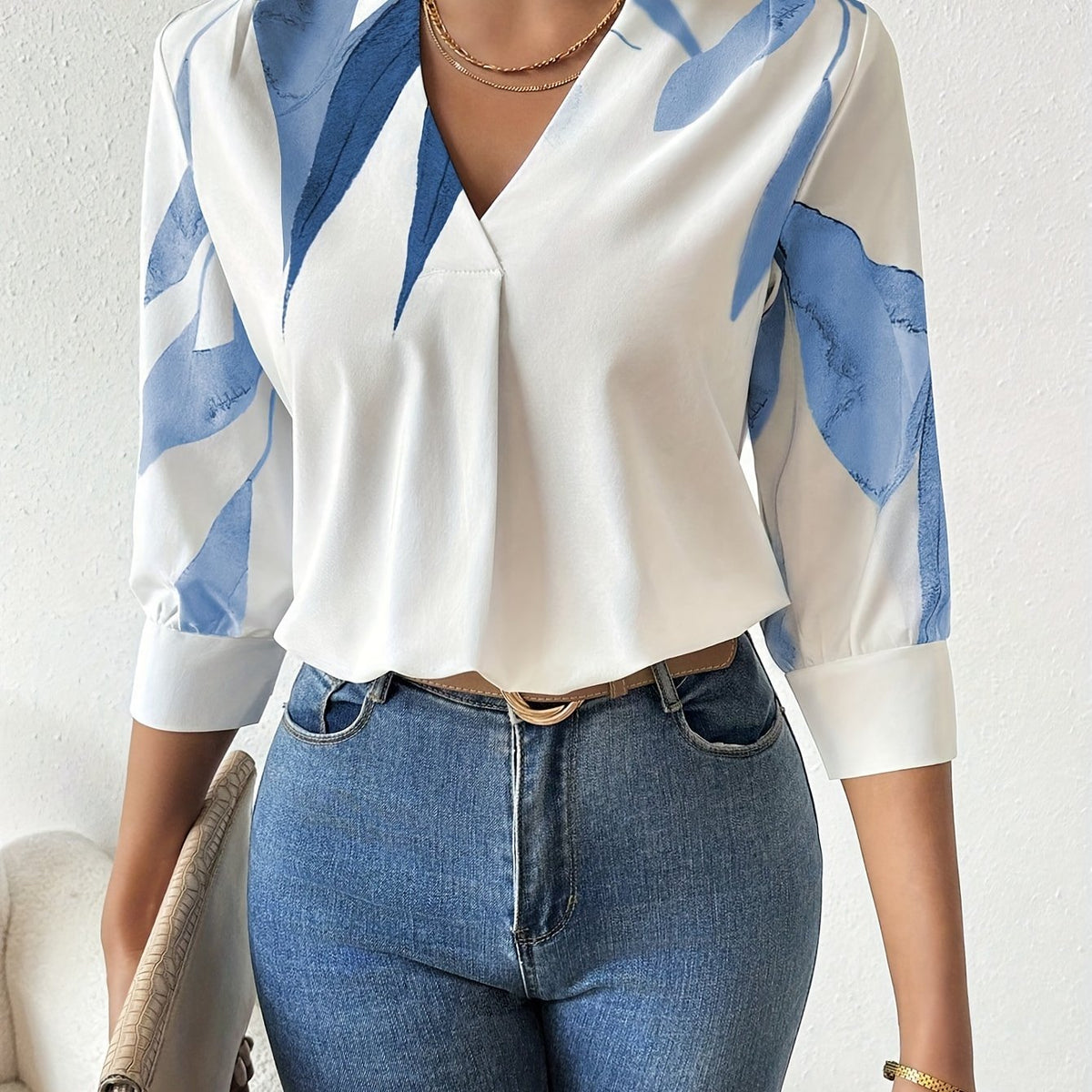 Blusa Geométrica Vibes - Elegância em Cada Detalhe
