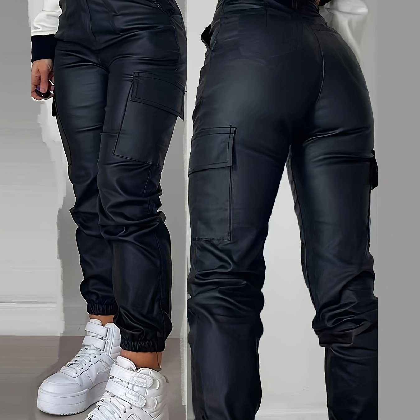 Calça Feminina Cargo Alta StruxFit - Conforto e Estilo Urbano