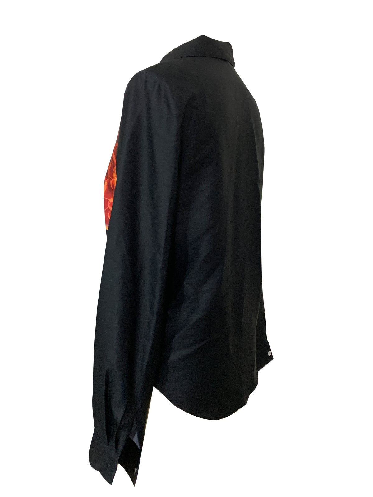 Camisa LunaBloom Casual com Estampa Retrato
