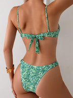 Biquíni Franzido Wilma com Amarração - Estilo e Conforto