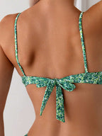 Biquíni Franzido Wilma com Amarração - Estilo e Conforto