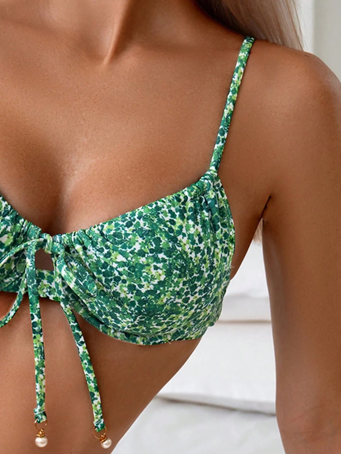 Biquíni Franzido Wilma com Amarração - Estilo e Conforto