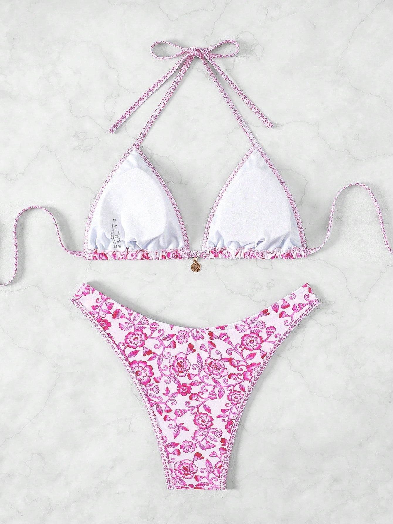 Biquíni Leila Frente-Única com Alta Elasticidade